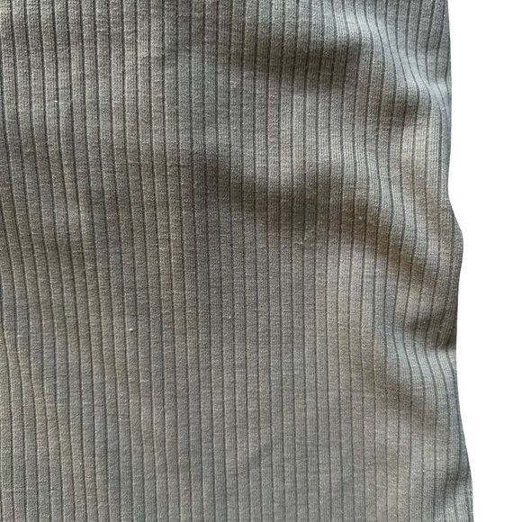 BYLT Olive Green Ribbed Tank Top Size Smal - Picture 8 of 8